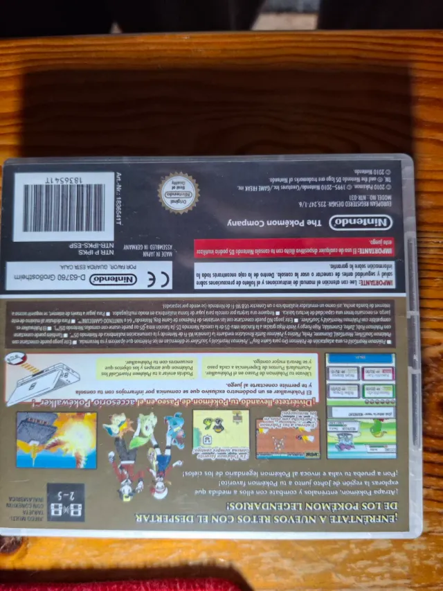 Pokémon Edición Oro HeartGold Nintendo DS