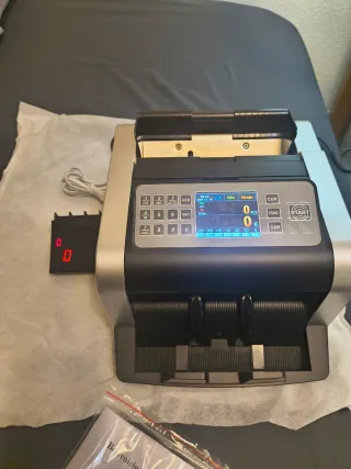 Contadora de Billetes y Detector Falsos