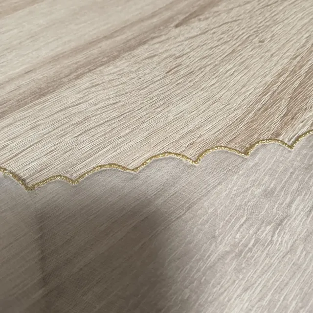 Pico Manteleta Fallera Seda Dorado adulta