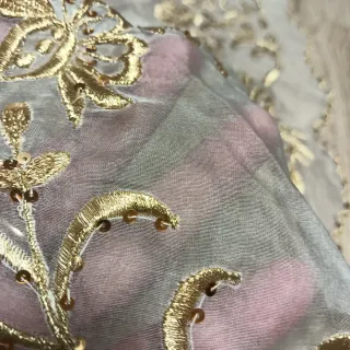 Pico Manteleta Fallera Seda Dorado adulta