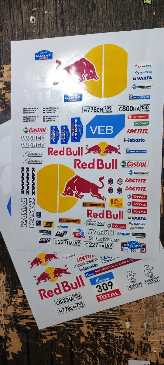 Pegatinas 1/10 Rally RC