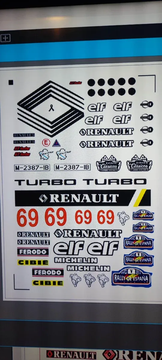 Pegatinas 1/10 Rally RC