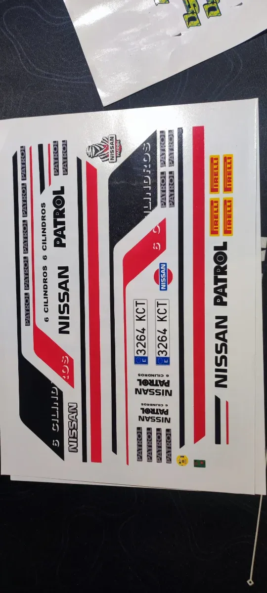 Pegatinas Nissan Patrol rc crawler