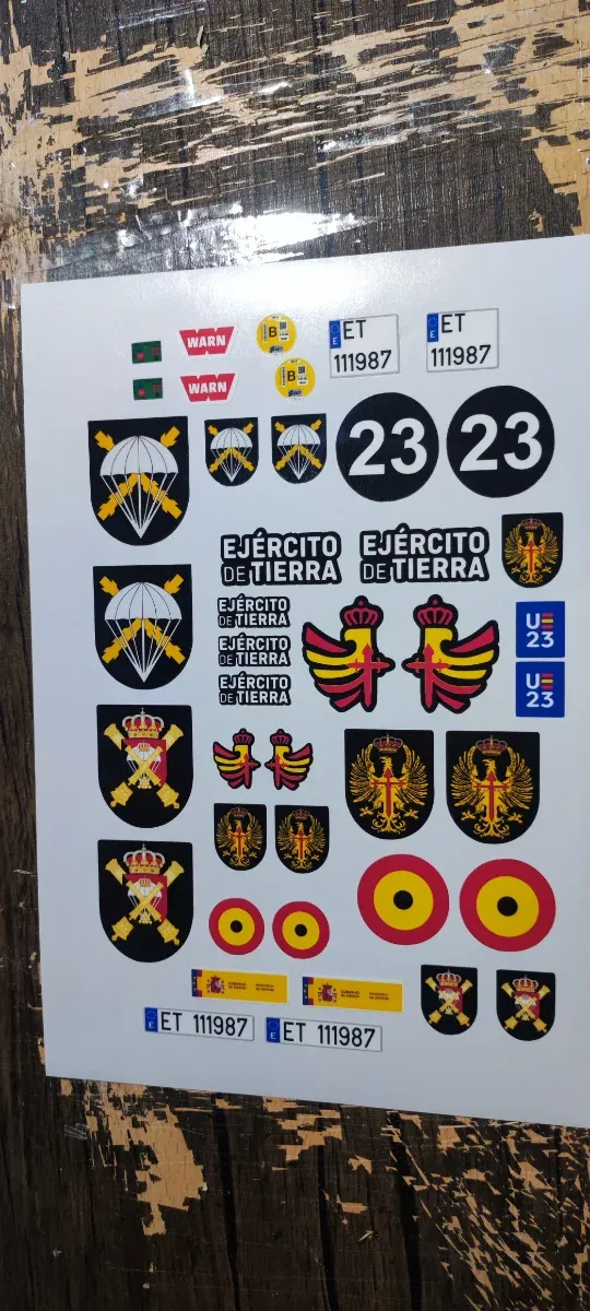 Pegatinas RC Crawler 1/10 varios modelos