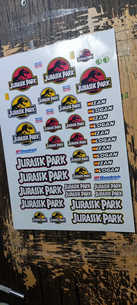 Pegatinas RC Crawler 1/10 varios modelos