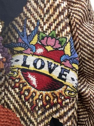 Giacca donna fantasia stampata