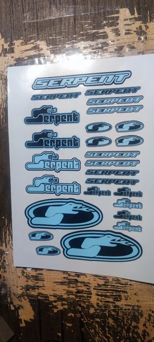 Pegatinas varias buggy 1/8 truggy etc