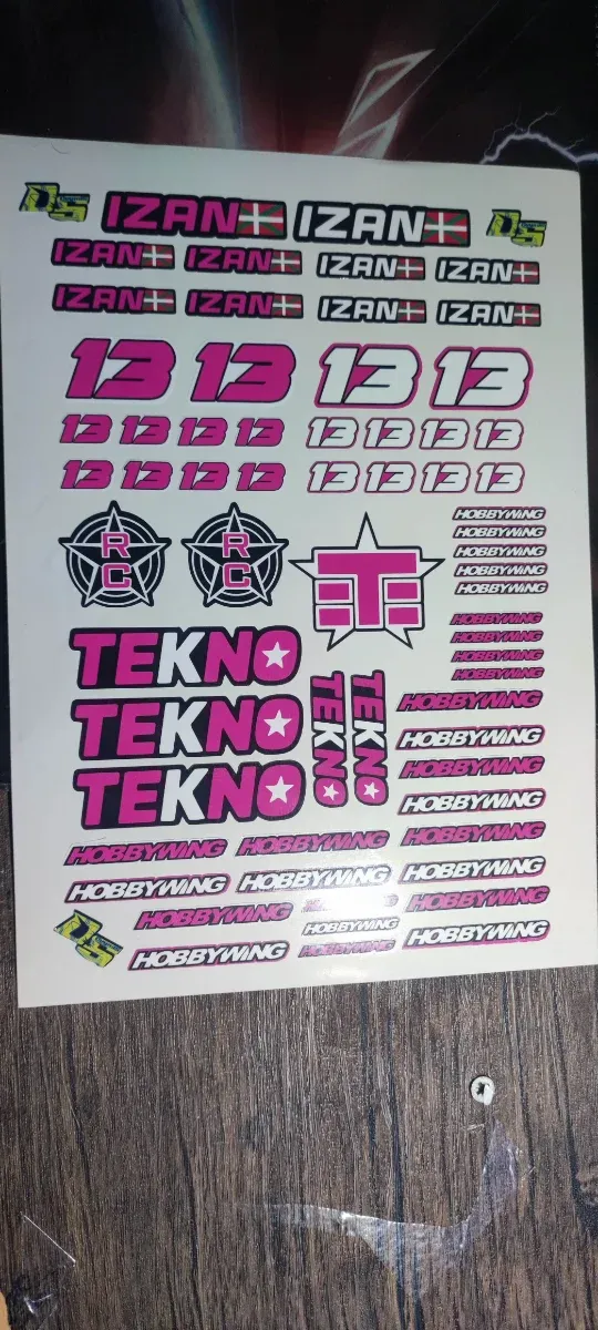 Pegatinas varias buggy 1/8 truggy etc