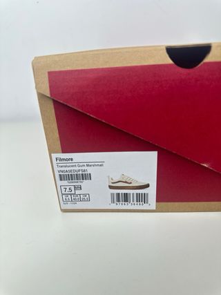 Vans Filmore Crema Suela Gum Talla 40