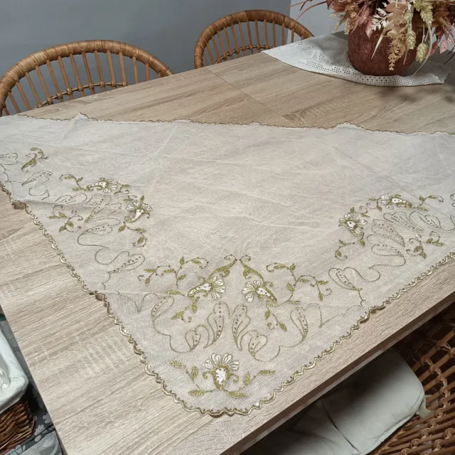 Pico de manteleta fallera dorado adulta