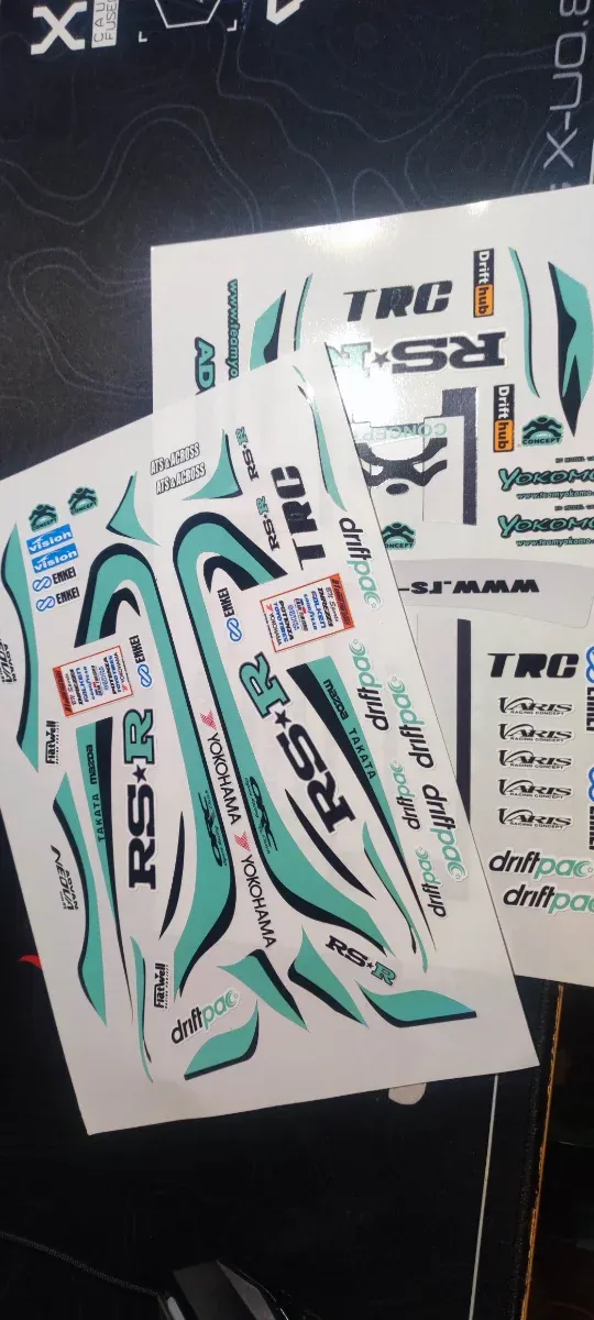 Pegatinas para coche rc drift  varios