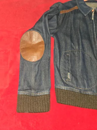 Chaqueta vaquera con codos de cuero