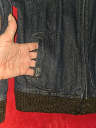 Chaqueta vaquera con codos de cuero