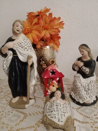 Belén económico figuras pesebre