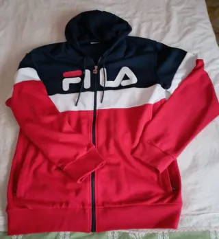Felpa Fila con cappuccio e zip uomo