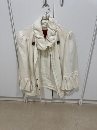 Chaqueta bolero Carolina Herrera Lino TS