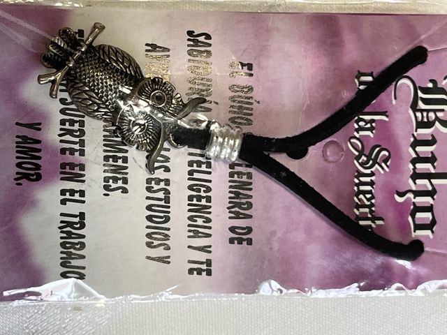 Horquillas ,  collar búho y pendientes