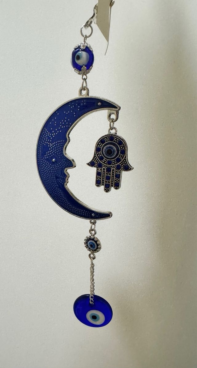 COLGANTE PARED LUNA Y MANO DE FÁTIMA