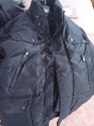 Cappotto uomo nero impermeabile molto caldo