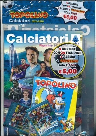 Album Calciatori Panini 2025/20 + Topolino 3652