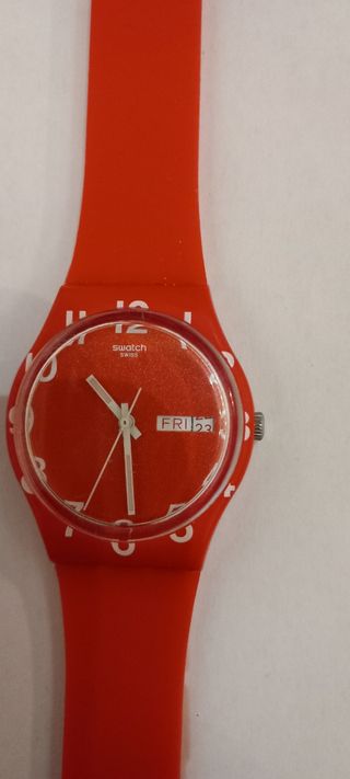 Swatch Rosso Vintage - Cinturino Parz. Mancante