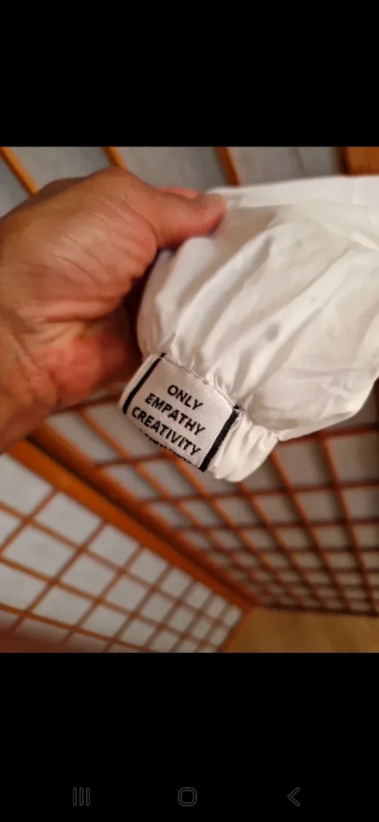 Cortavientos Bershka Blanco Talla S