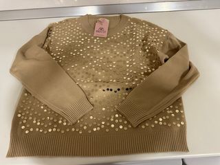 Jersey con lentejuelas Saloto. Nuevo con etiqueta