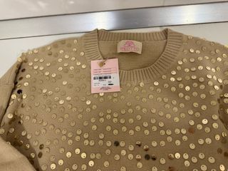 Jersey con lentejuelas Saloto. Nuevo con etiqueta