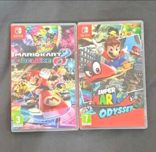 Mario Kart 8 Deluxe + Super Mario Odyssey Switch