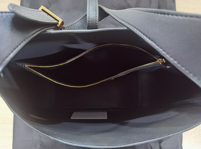 Bolso YSL Hobo mediano negro, original con factura