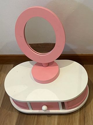 Tavolo da trucco in legno per bambini