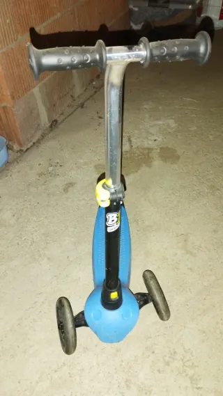 Patinete infantil 3 ruedas azul