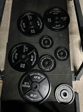 Set Discos Pesas All Free Weight AFW