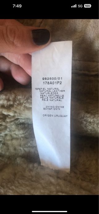 Abrigo Piel Doble Faz Tintoreto