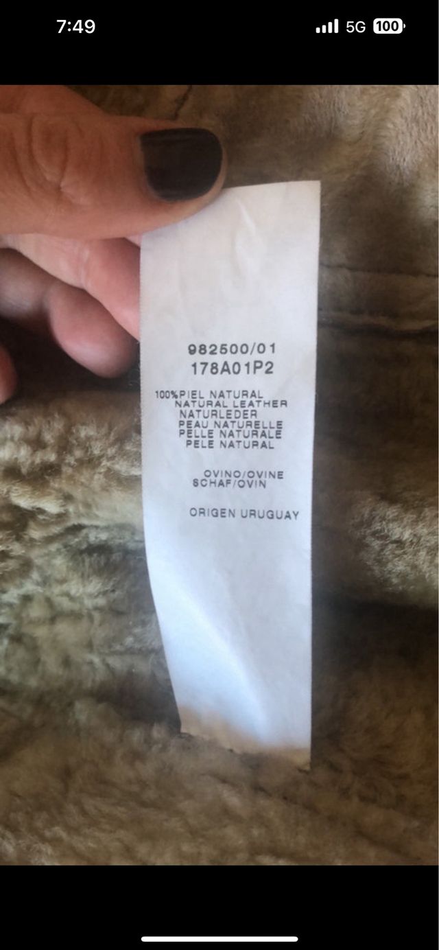 Abrigo Piel Doble Faz Tintoreto