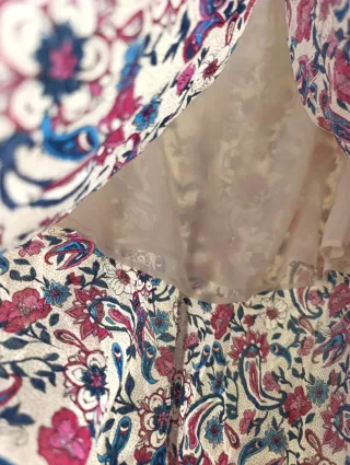 Falda Mango Estampada Talla M