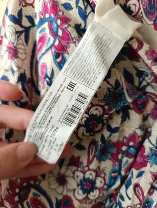 Falda Mango Estampada Talla M