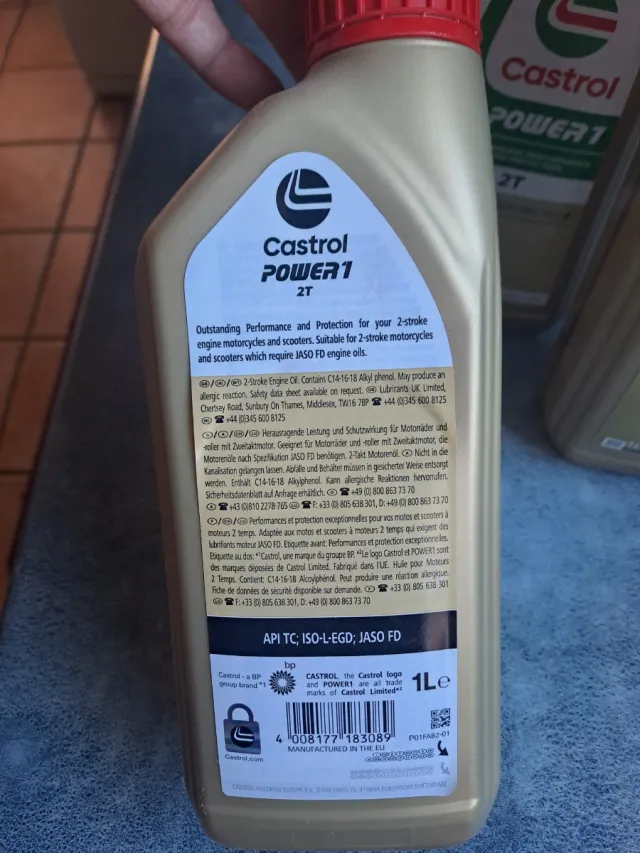 Aceite Castrol Power 1 2T 1L