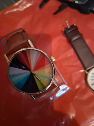 Lotto 2 orologi al quarzo nuovi oversize