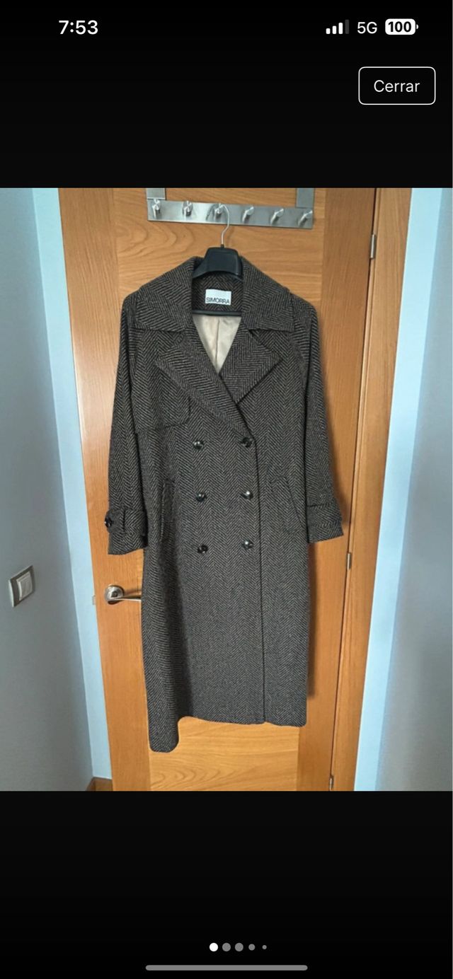 Abrigo Simorra espiga lana