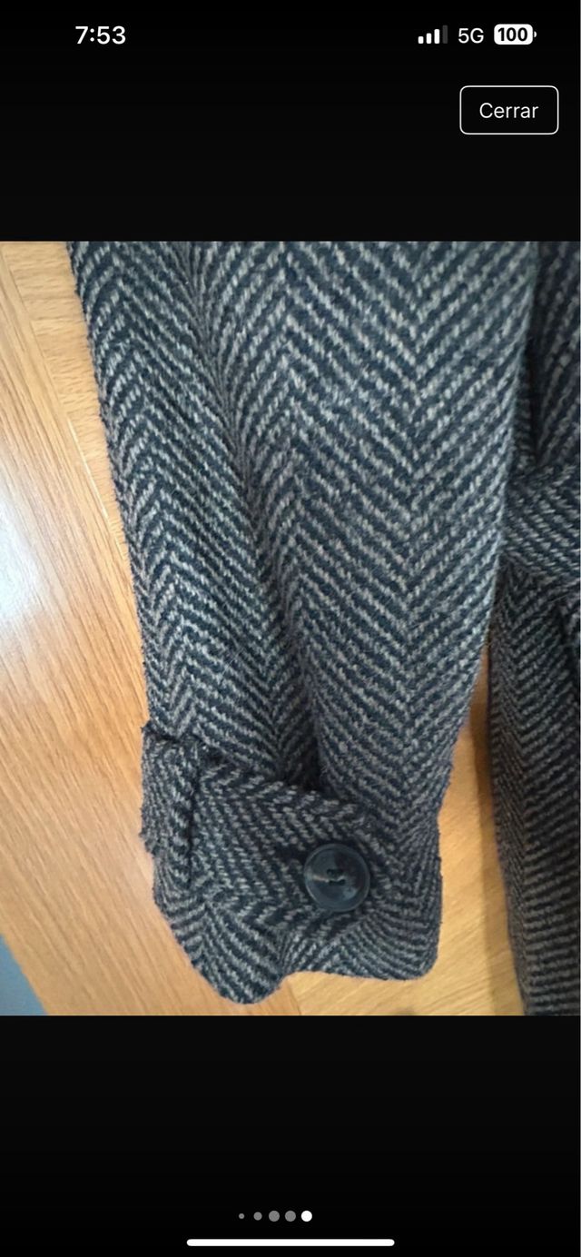 Abrigo Simorra espiga lana