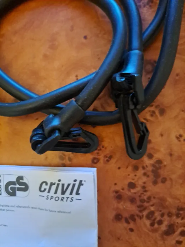 Crivit Fitball 65 cm con cintas elásticas
