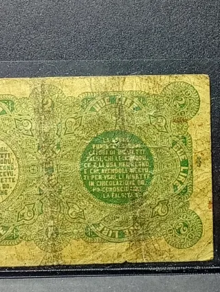 2 Lire del 1880 Biglietto Consorziati del Regno