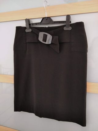 Falda negra invierno Pilar Prieto T.40