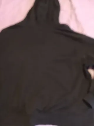 Unisex Chaqueta negra con cremallera