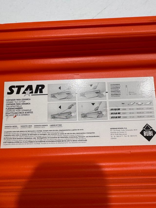 Cortador de azulejos STAR
