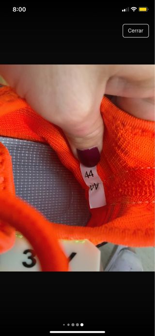 Zapatillas deportivas naranjas