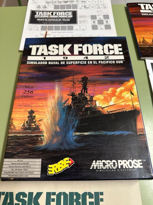 Task Force 1942 Micro Prose PC Juego Disquetes