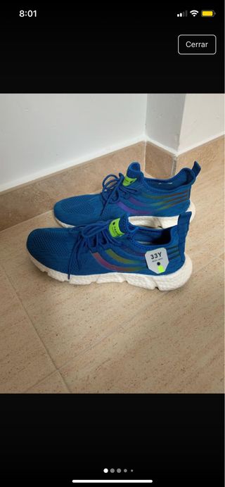 Zapatillas deportivas azules Aliexpress
