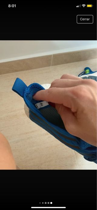 Zapatillas deportivas azules Aliexpress